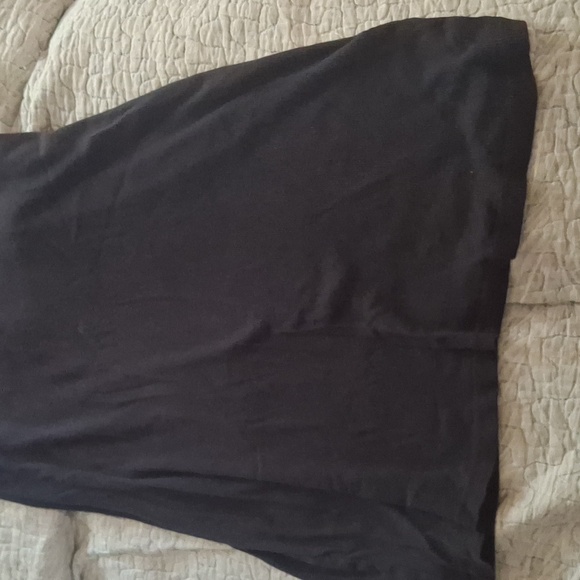 Splendid Black Ribbed Razor Back Tank Dress. XL - Picture 5 of 6